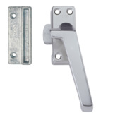 AXA Raamsluiting met drukknop rechts aluminium