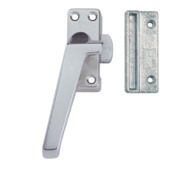 AXA raamsluiting met drukknop links aluminium buitendraaiend