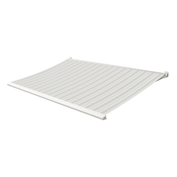 Knikarmscherm Calando streep grijs (kleurnr. D312) op maat