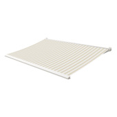 Knikarmscherm Calando streep bruin/wit (kleurnr. 8921) op maat