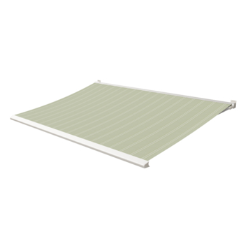 Knikarmscherm Calando streep groen (kleurnr. T289) op maat