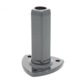 Giardino voet voor ronde tuinpaal 60 mm antraciet