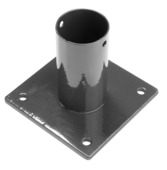 Giardino voet voor ronde tuinpaal antraciet 40 mm