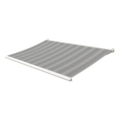 Knikarmscherm Calando streep grijs (kleurnr. T251) op maat