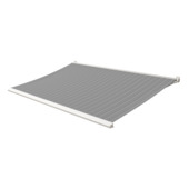 Knikarmscherm Calando streep grijs (kleurnr. T291) op maat