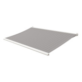 Knikarmscherm Calando streep grijs (kleurnr. D113) op maat