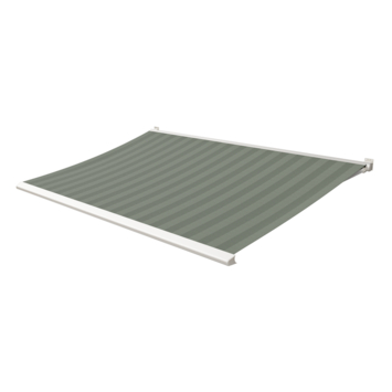 Knikarmscherm Calando streep groen (kleurnr. 338674) op maat