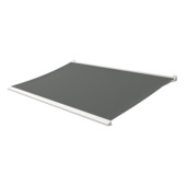 Knikarmscherm Calando effen grijs (kleurnr. U171) op maat