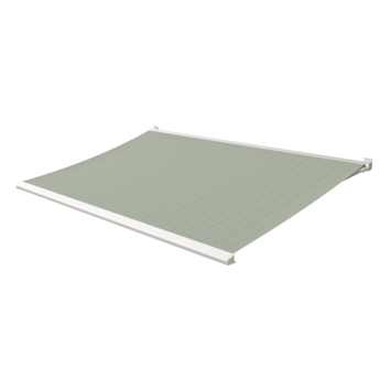 Knikarmscherm Calando streep groen (kleurnr. T296) op maat