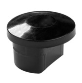 Giardino tuinpaalkap voor profieltuinpaal zwart 48 mm