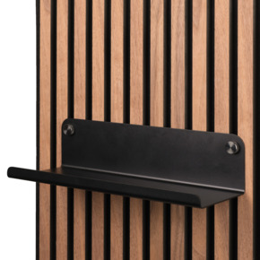Lattenwand accessoire plank zwart