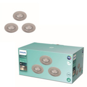Philips badkamer LED inbouwset Dive 3x5W nikkel