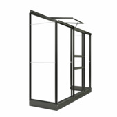 Royal Well Emma II muurkas aluminium groengrijs 1,34 m²