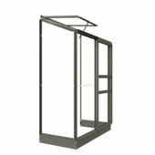 Royal Well Emma I muurkas aluminium groengrijs 0,91 m²