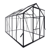 Royal Well Kate III kweekkas aluminium zwart 6 m²