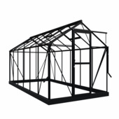 Royal Well Mary IV kweekkas aluminium zwart 8,91 m²