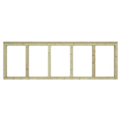 Tuinhek Donau grenen hout 60 x 180 cm