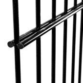 Draadpaneel Roma zwart 183 x 250 cm