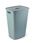 Curver Softex Wasmand met deksel 56L - Blauwgroen