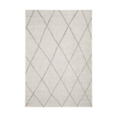 Buitenkleed Flores antraciet 160 x 230 cm