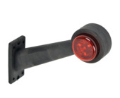 Carpoint led breedtelicht rechts 60° rood/wit 200 mm