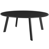 WOOOD bijzettafel tuin Fer zwart metaal ø 70 cm