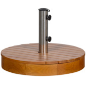 WOOOD parasolvoet Monica 30 kg eucalyptus hout