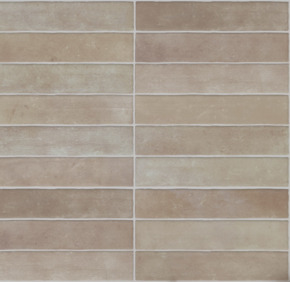 Wandtegel Luna 5 cm x 25 cm keramiek beige 1,05 m²
