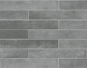 Wandtegel Luna grijs 5 cm x 25 cm keramiek 1,05 m²