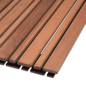 Lattenwand voor buiten 2 breedtes 236x51 cm, dikte 34mm