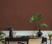 Viltpaneel gebogen lijnen terra 60x30 cm 2 stuks