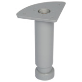 Duraline meubelpoot rond grijs Ø3,5x12x18 cm