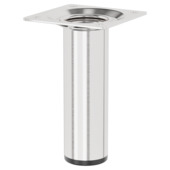 Duraline meubelpoot rond nikkel staal Ø3x10 cm