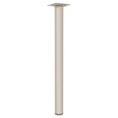 Duraline meubelpoot rond zand / beige staal Ø3x40 cm