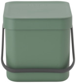 Brabantia afvalemmer Sort & Go 6L groen