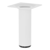 Duraline meubelpoot rond wit Ø3x10 cm