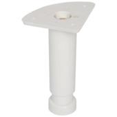 Duraline meubelpoot rond wit Ø3,5x12x18 cm