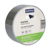GAMMA klus- en reparatietape grijs 50 m x 50 mm