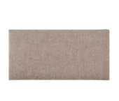 Wandkussen linnen bruin 60x30 cm