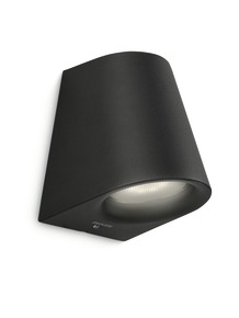 Philips Wandlamp MyGarden Virga LED Zwart 3W