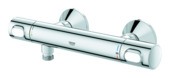 GROHE thermostatische douchekraan Precision Flow met draaiknop chroom