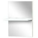 Fabulous planchet hoogglans wit 30 cm