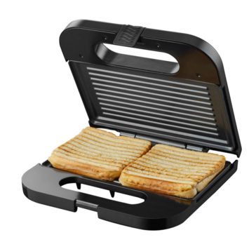 Wat is een tosti-ijzer met vaste platen