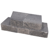 Stonewish muurblok 18,5 x 22 x 10 cm beton grijs/blauw
