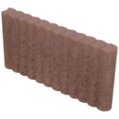 Stonewish palissade quadroband 6 x 25 x 50 cm beton bruin