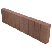Stonewish Palissade  quadroband bruin 8x25x100 cm