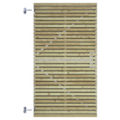 Tuinpoort Andalusië grenen hout horizontaal 178 x 99 cm