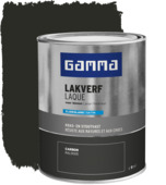 GAMMA binnenlak zijdeglans RAL 9005 carbon 750 ml