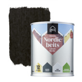 Lacq Produra Nordic beits mat Noors zwart 750 ml