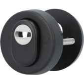 Nemef veiligheidsrozet 3441-II zwart rond 60mm SKG***